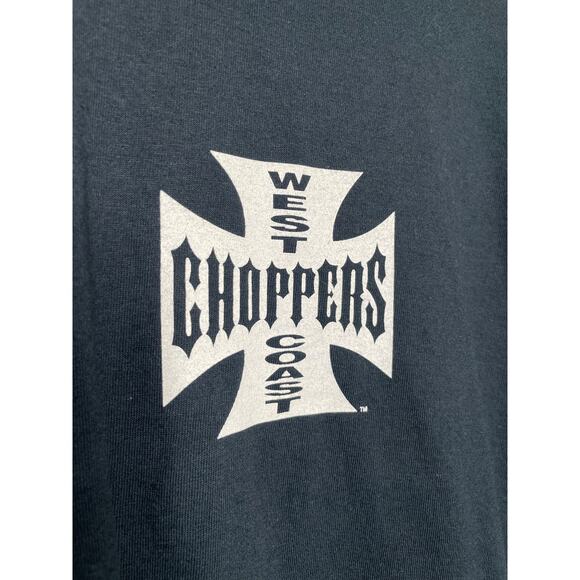 Vintage ANVIL West Coast Choppers Long Beach Jesse James Size Medium EUC Black - Picture 2 of 7